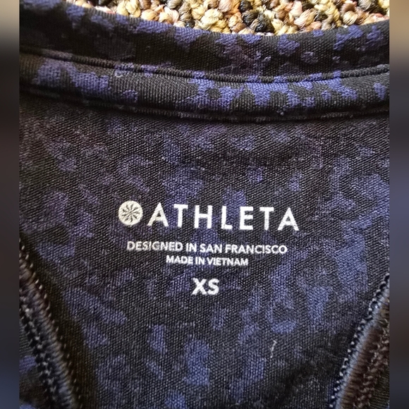 Athleta Blue Patterned Tank Top - Picture 3 of 5